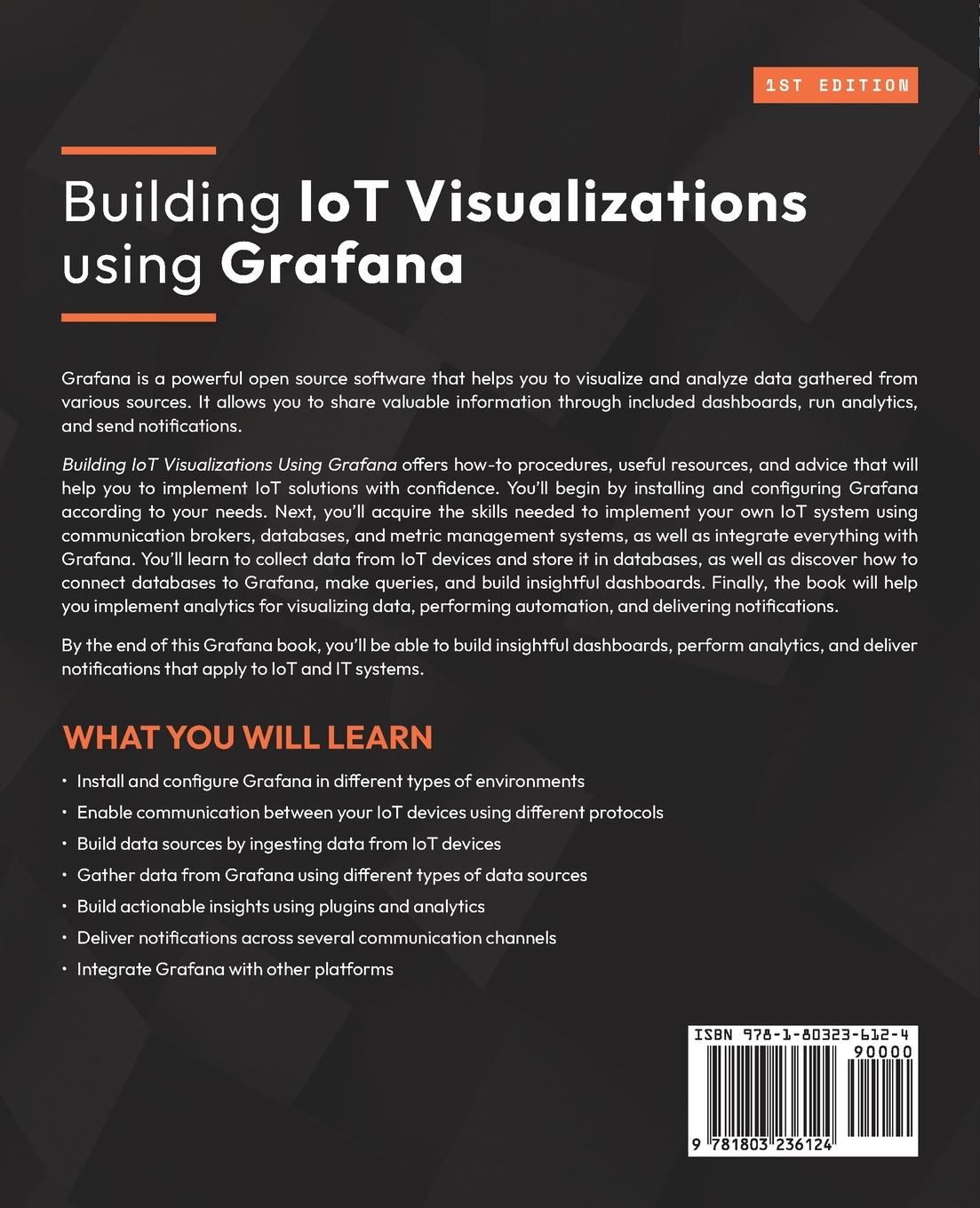 Rückseite: 9781803236124 | Building IoT Visualizations using Grafana | Rodrigo Juan Hernández