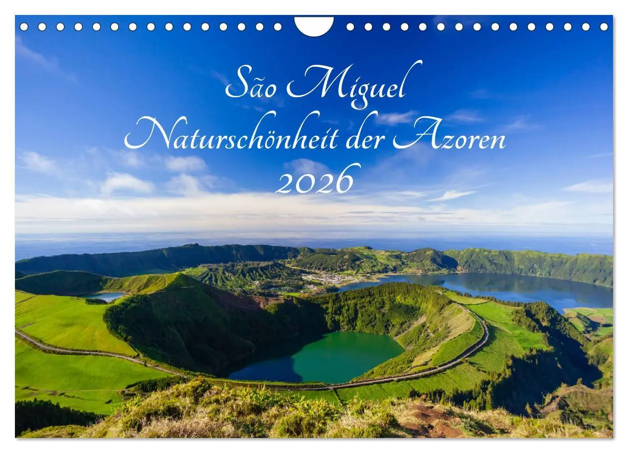 Cover: 9783457846124 | São Miguel - Naturschönheit der Azoren (Wandkalender 2026 DIN A4...