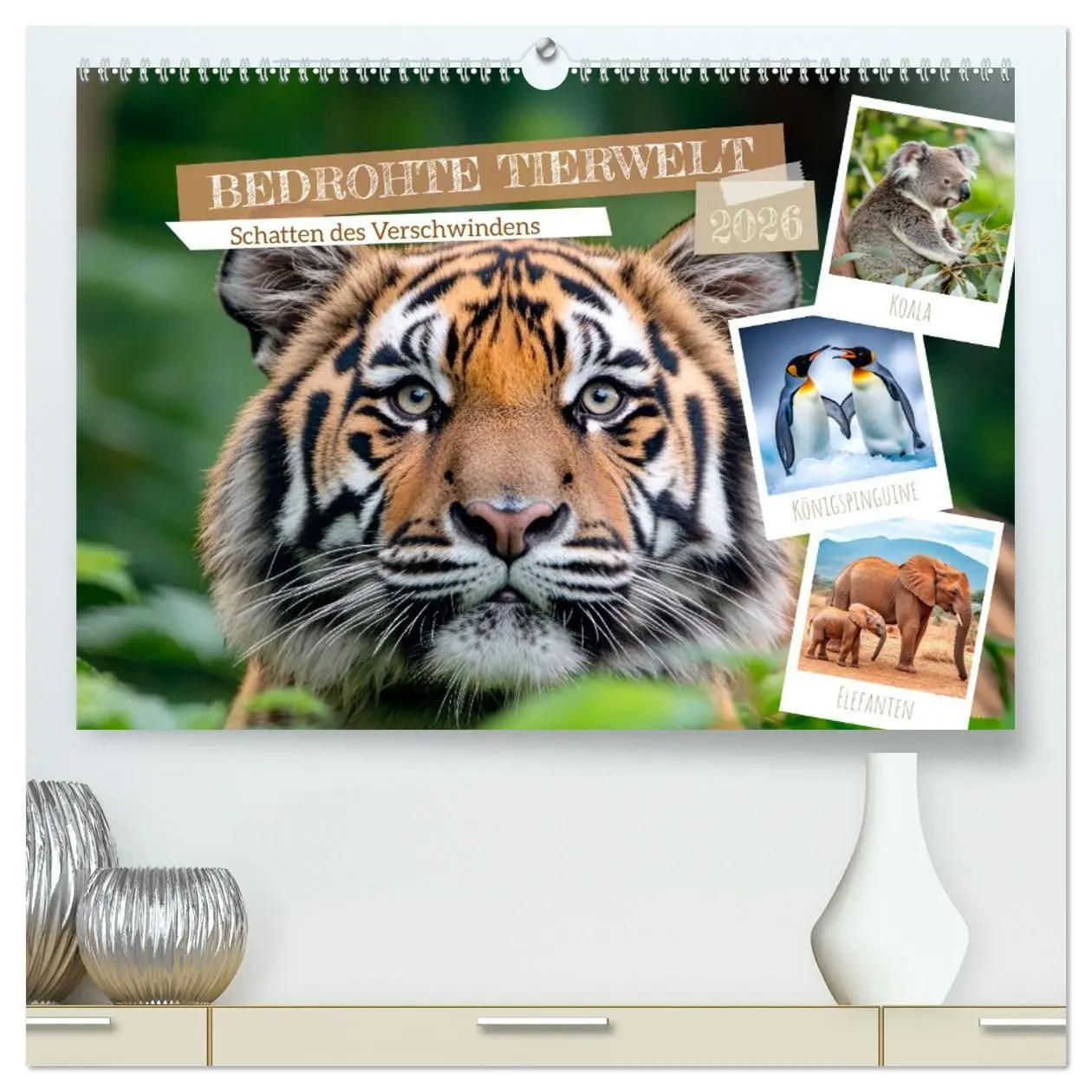 Cover: 9783516006124 | Bedrohte Tierwelt SCHATTEN DES VERSCHWINDENS (hochwertiger Premium...