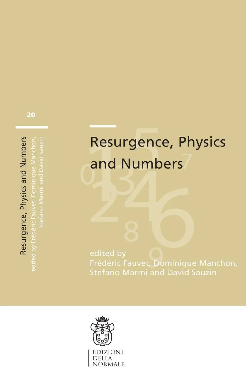 Cover: 9788876426124 | Resurgence, Physics and Numbers | Frédéric Fauvet (u. a.) | Buch