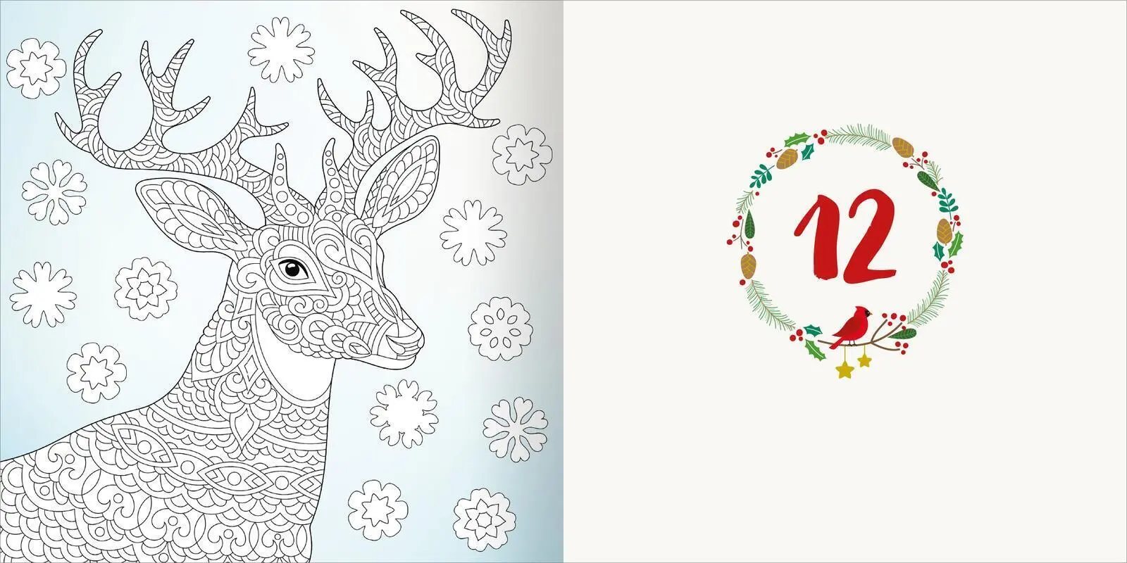 Bild: 4014489136224 | Diamond Adventskalender | Kalender | Softcover mit Stickerseite