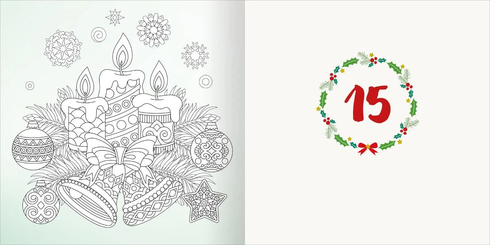 Bild: 4014489136224 | Diamond Adventskalender | Kalender | Softcover mit Stickerseite