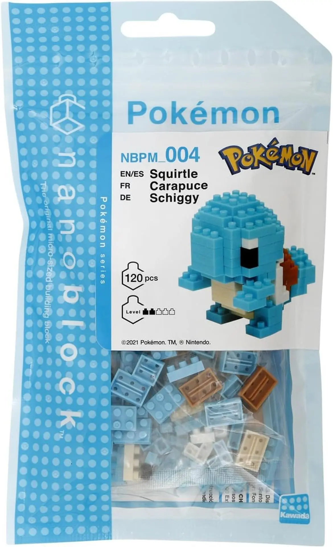 Cover: 4972825146224 | Nanoblock - Pokemon - Carapuce - 120 Teile | Bandai