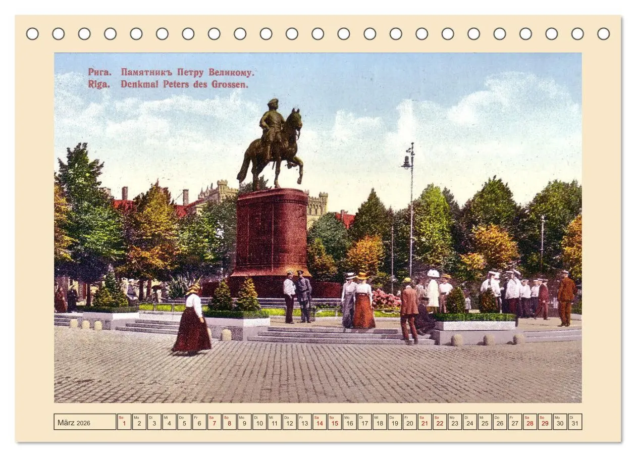 Bild: 9783457386224 | Gruss aus Riga - Historische Ansichtskarten (Tischkalender 2026 DIN...