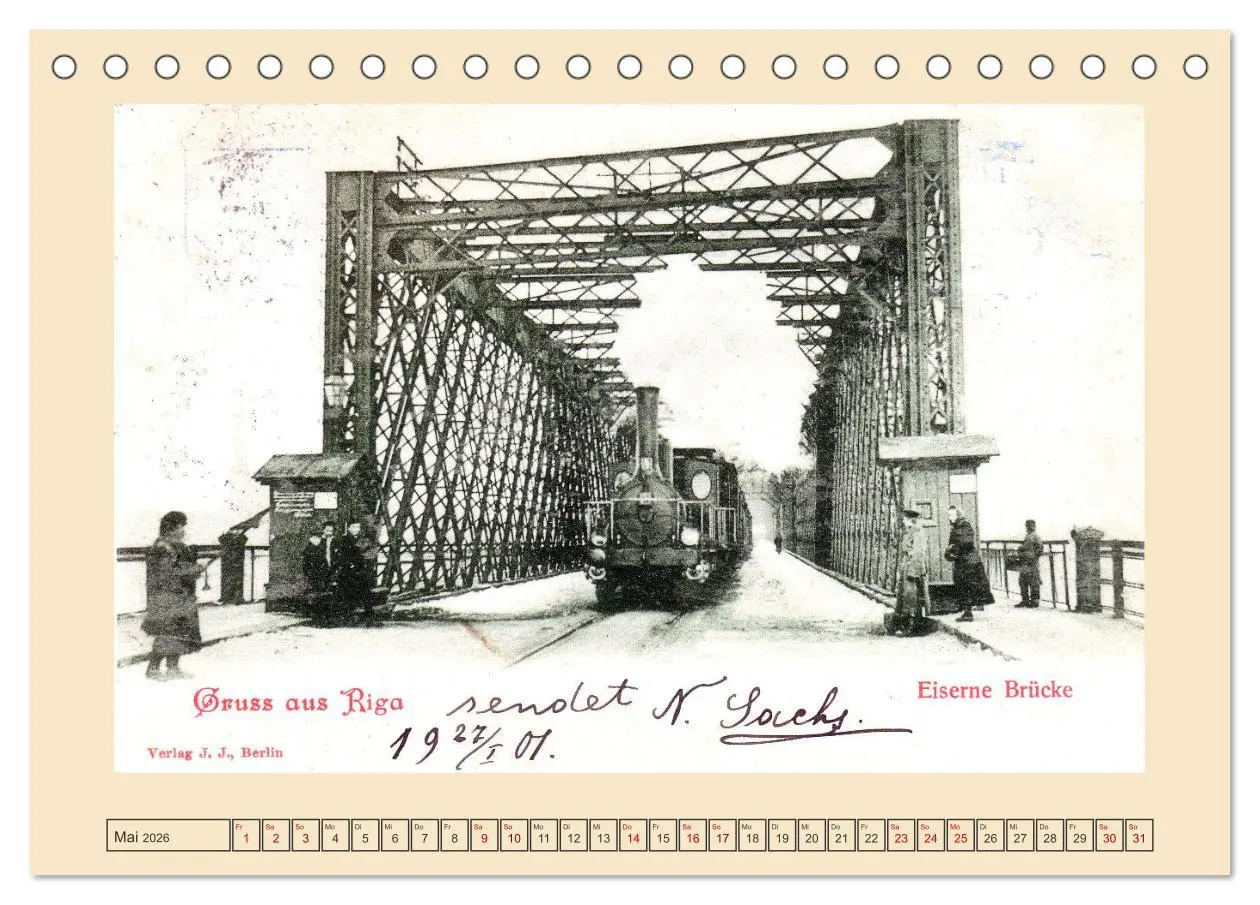 Bild: 9783457386224 | Gruss aus Riga - Historische Ansichtskarten (Tischkalender 2026 DIN...