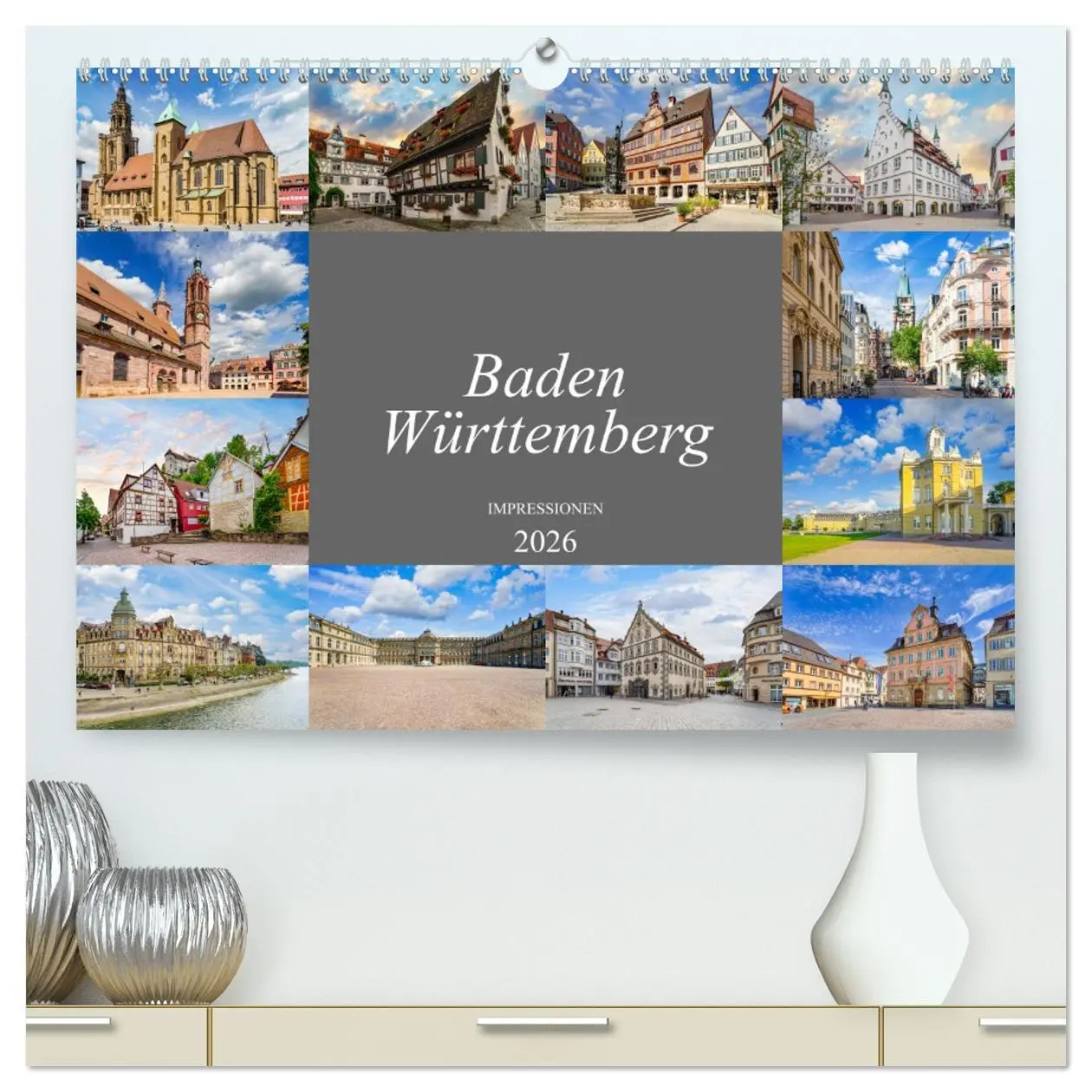 Cover: 9783457456224 | Baden-Württemberg Stadtansichten (hochwertiger Premium Wandkalender...