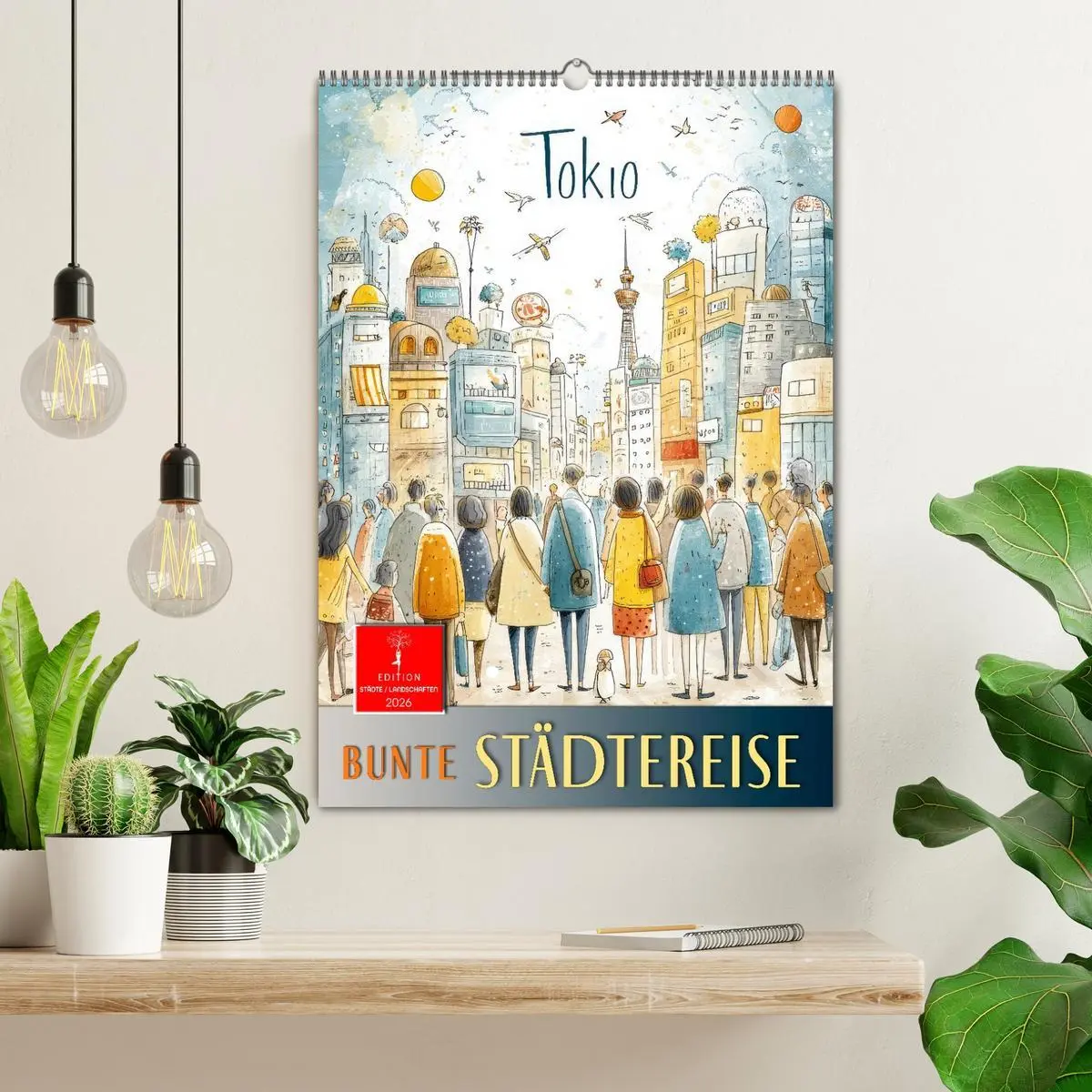 Bild: 9783516096224 | Bunte Weltreise (Wandkalender 2026 DIN A2 hoch), CALVENDO...
