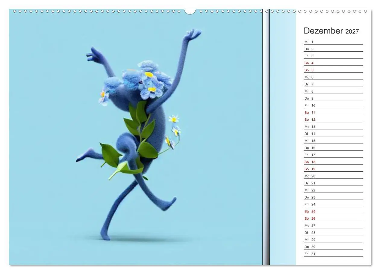 Bild: 9783569256224 | Crazy Blumen (Wandkalender 2027 DIN A2 quer), CALVENDO Monatskalender