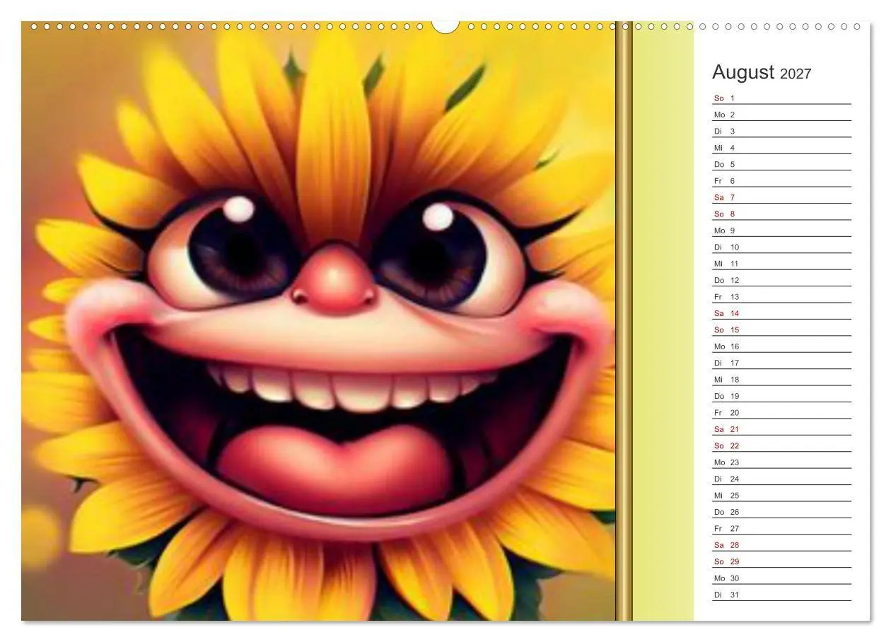 Bild: 9783569256224 | Crazy Blumen (Wandkalender 2027 DIN A2 quer), CALVENDO Monatskalender