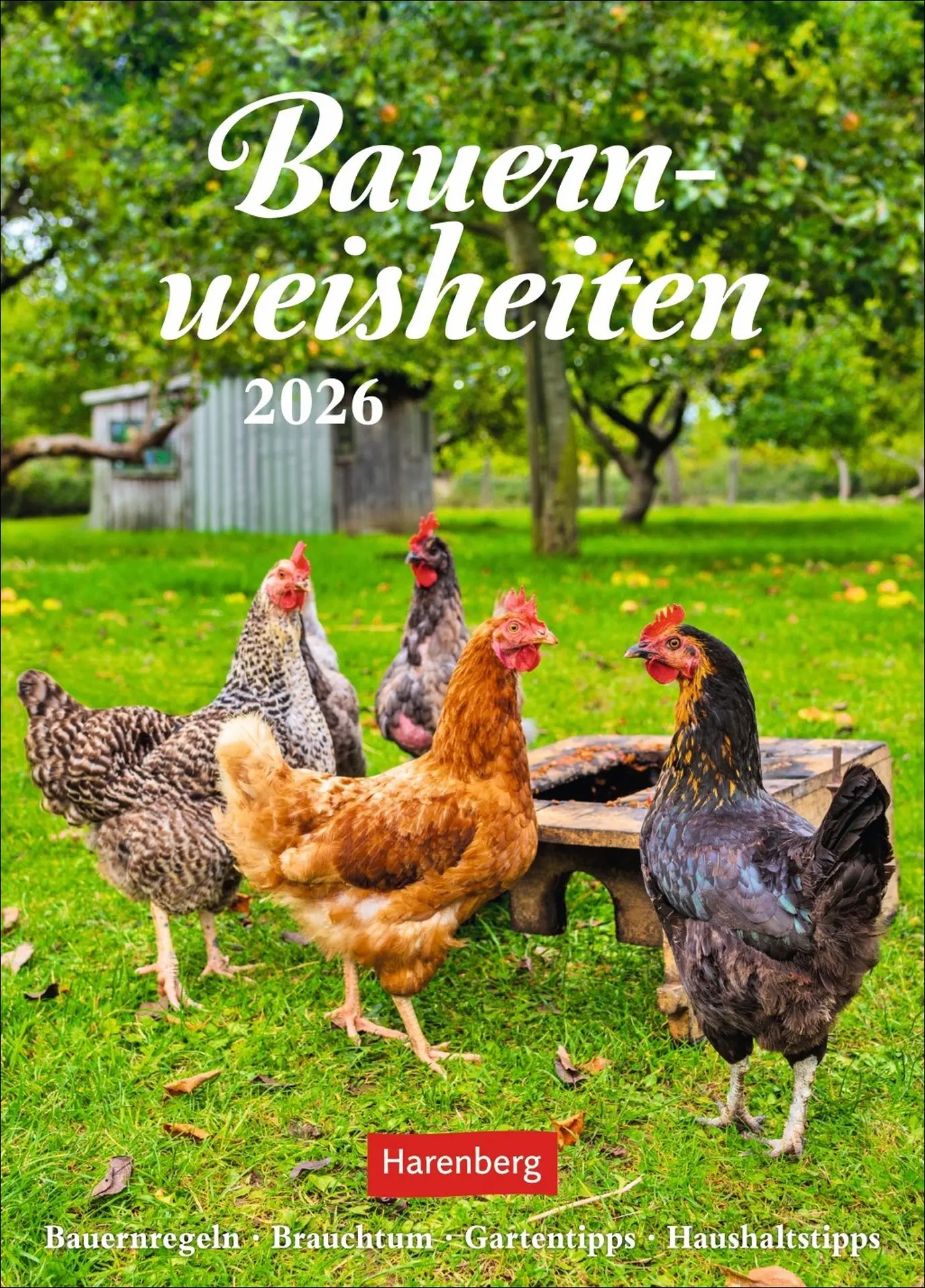 Cover: 9783840036224 | Bauernweisheiten Wochenkalender 2026 - Bauernregeln, Brauchtum,...