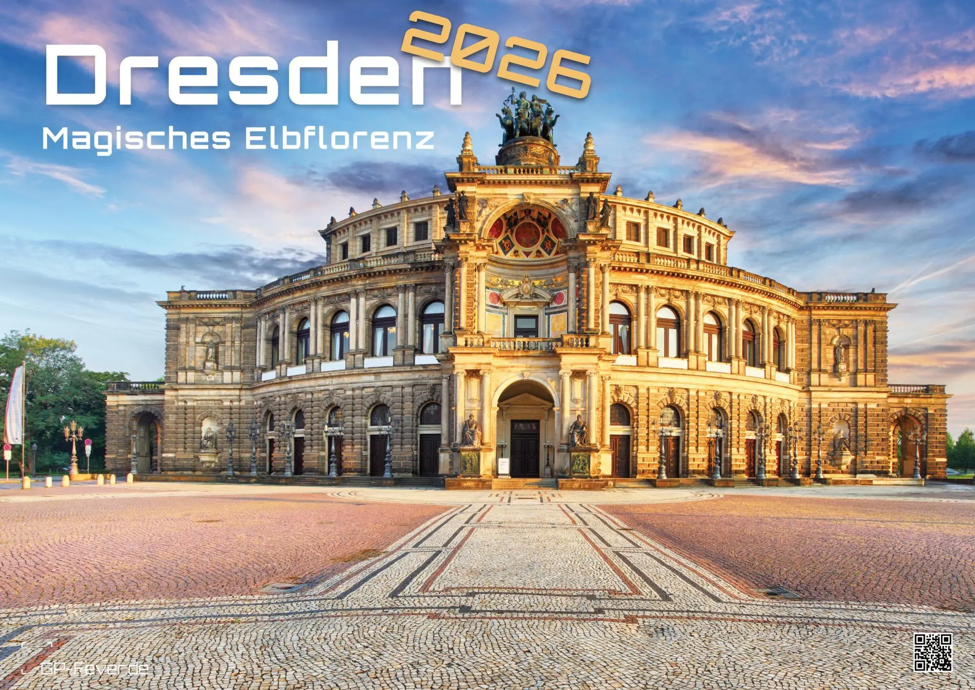 Cover: 9783986736224 | Dresden - magisches Elbflorenz - 2026 - Kalender DIN A3 | GP-Fever. de
