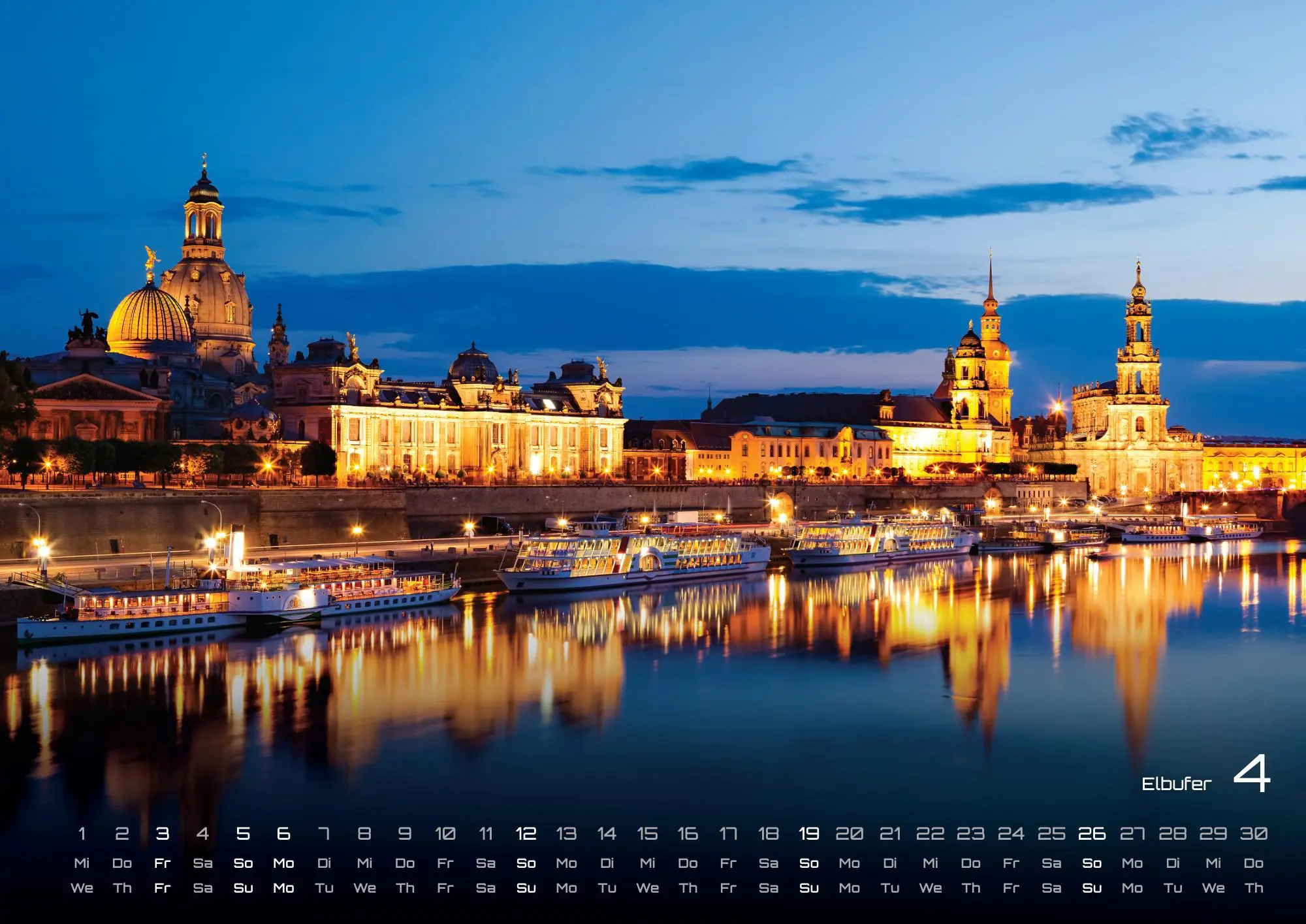 Bild: 9783986736224 | Dresden - magisches Elbflorenz - 2026 - Kalender DIN A3 | GP-Fever. de