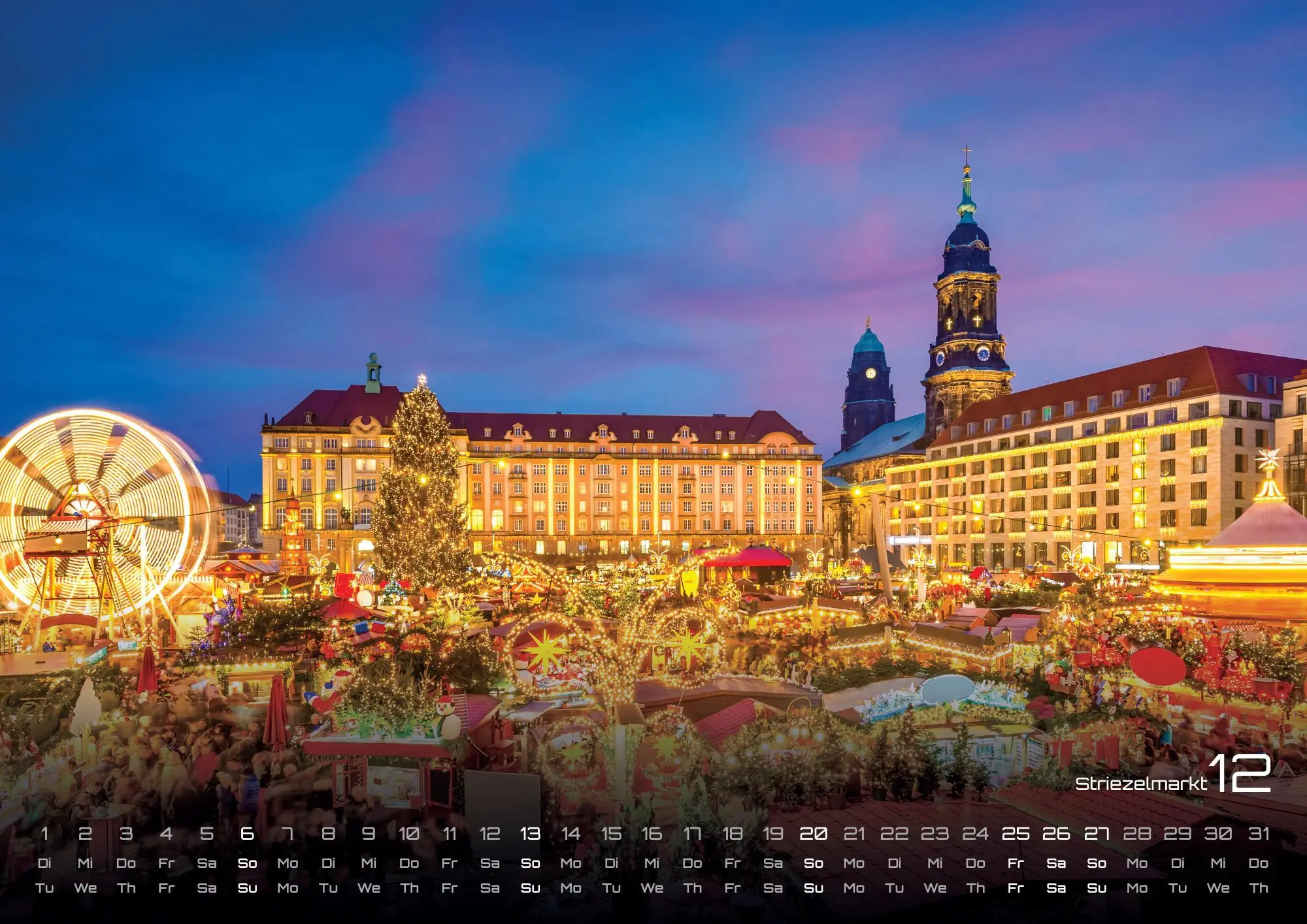 Bild: 9783986736224 | Dresden - magisches Elbflorenz - 2026 - Kalender DIN A3 | GP-Fever. de