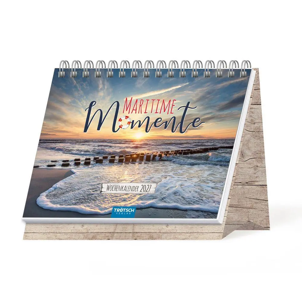 Cover: 9783988026224 | TRÖTSCH - Aufstellwochenkalender Maritime Momente 2027 | KG | Kalender
