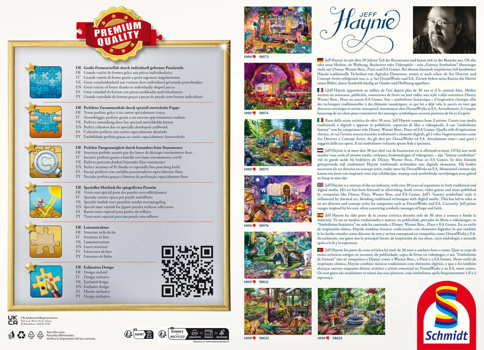 Bild: 4001504586324 | Gartenhaus | Puzzle Jeff Haynie 1000 Teile | Spiel | 58632 | Deutsch