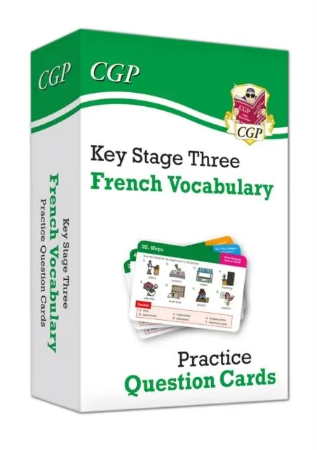 Cover: 9781789086324 | KS3 French: Vocabulary Practice Question Cards | Cgp Books | Buch