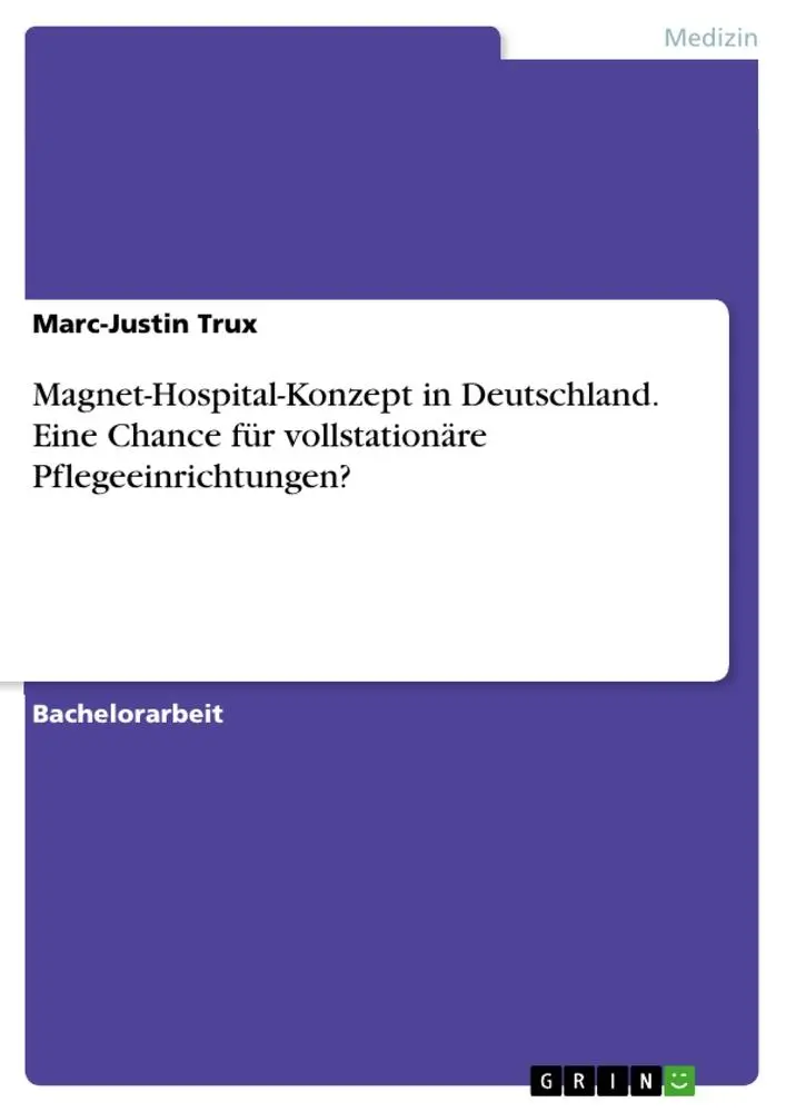 Cover: 9783346946324 | Magnet-Hospital-Konzept in Deutschland. Eine Chance für...