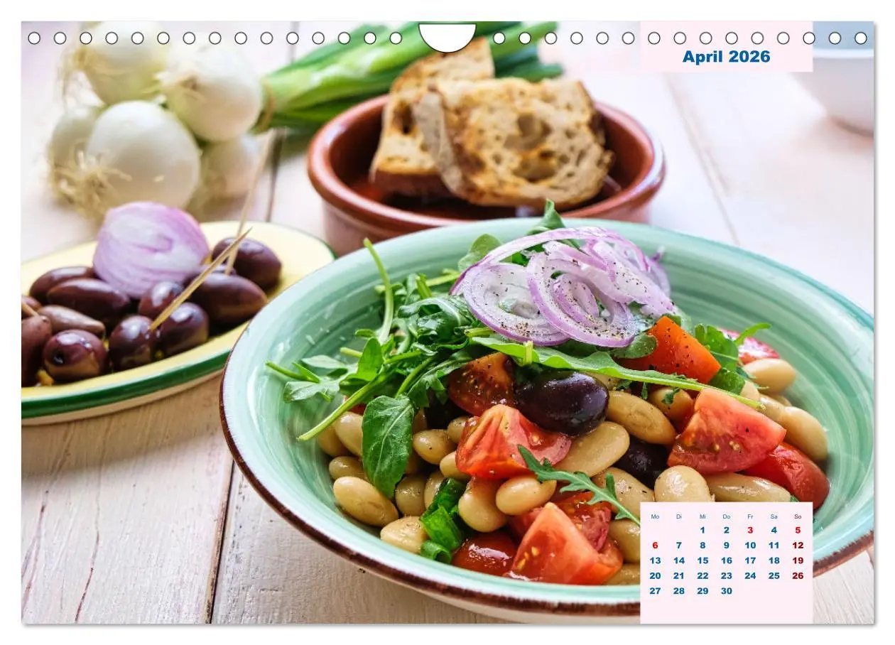 Bild: 9783457376324 | Küchenkalender Vegetarisch für Genießer 2026 (Wandkalender 2026 DIN...