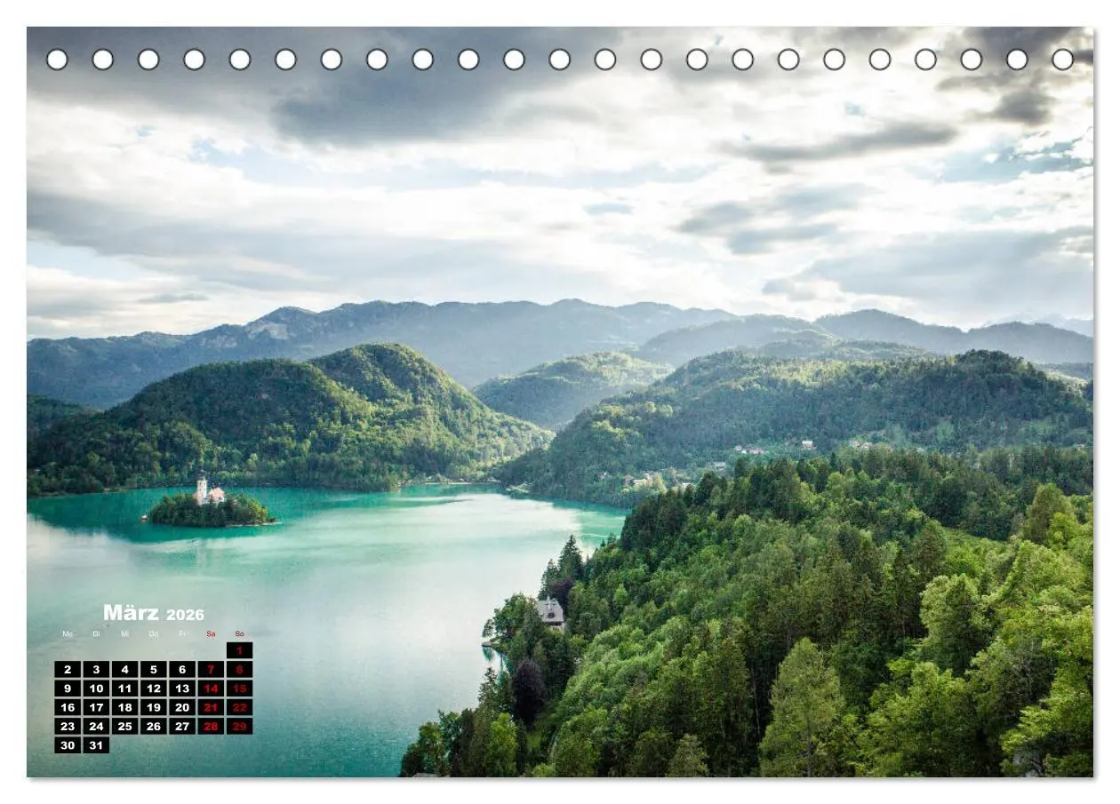 Bild: 9783457756324 | Grünes Slowenien (Tischkalender 2026 DIN A5 quer), CALVENDO...