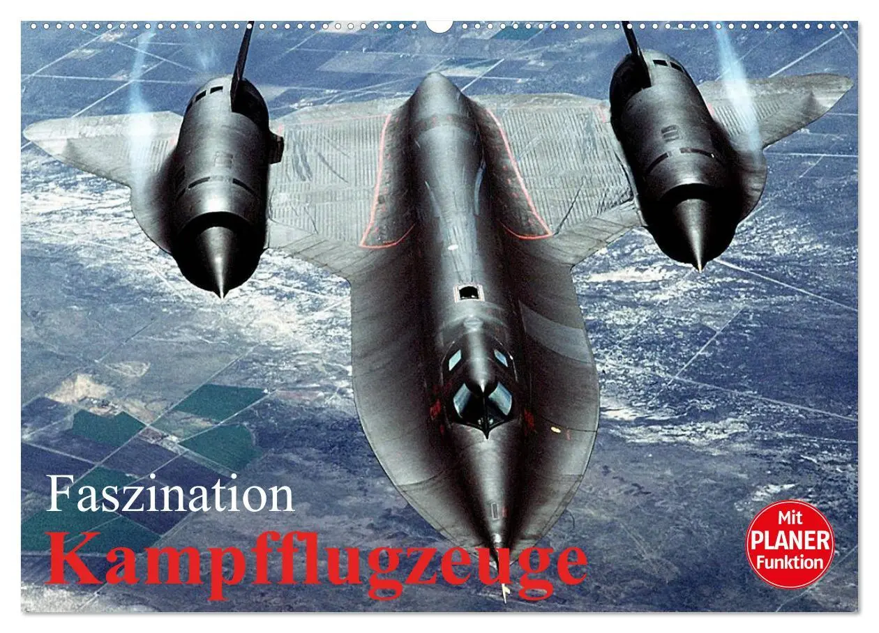 Cover: 9783457996324 | Faszination Kampfflugzeuge (Wandkalender 2026 DIN A2 quer),...