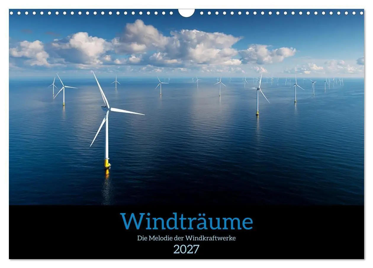 Cover: 9783516916324 | Windträume (Wandkalender 2027 DIN A3 quer), CALVENDO Monatskalender