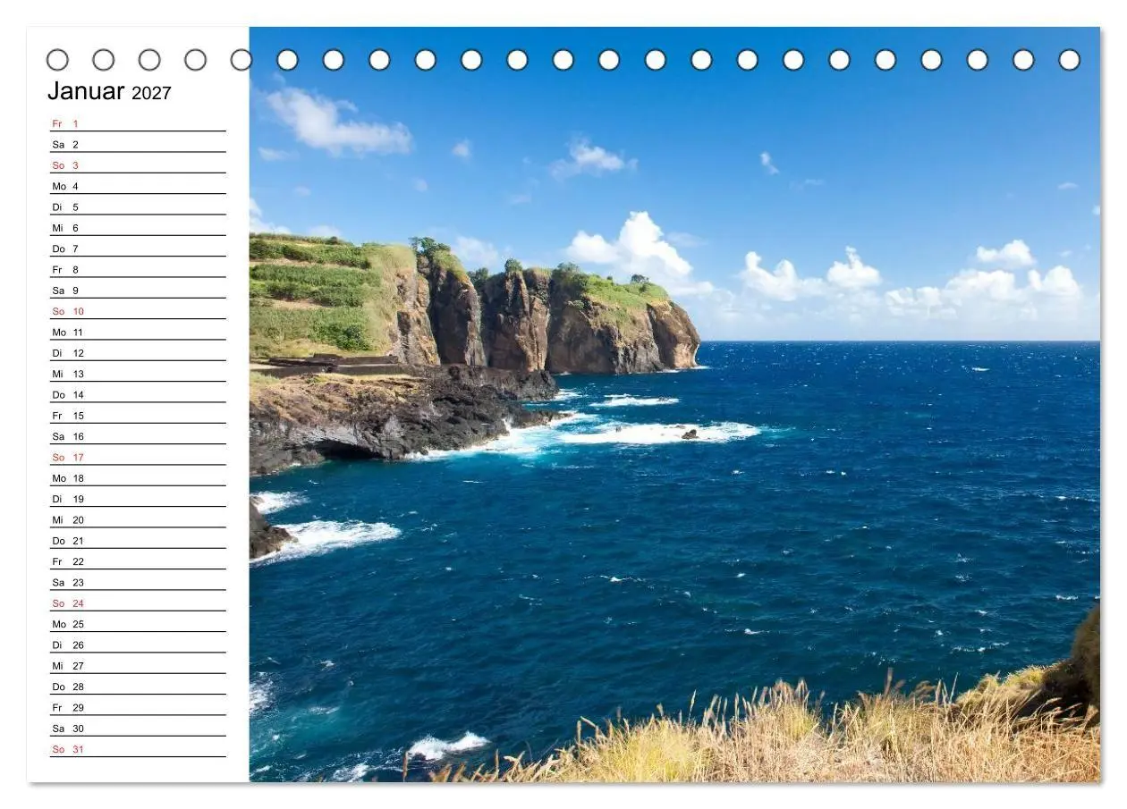 Bild: 9783569936324 | Azoren - São Miguel (Tischkalender 2027 DIN A5 quer), CALVENDO...