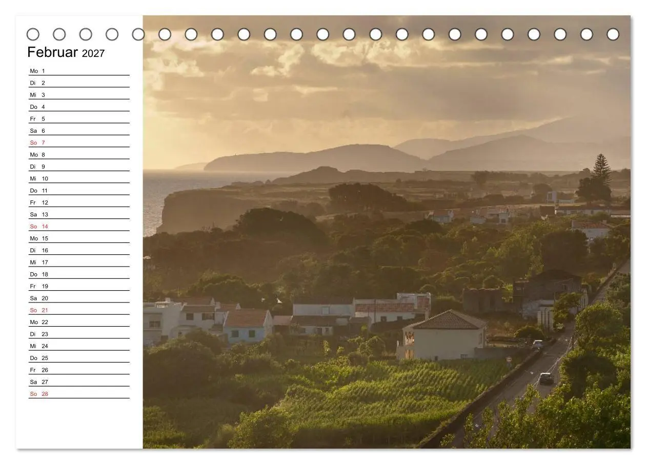 Bild: 9783569936324 | Azoren - São Miguel (Tischkalender 2027 DIN A5 quer), CALVENDO...