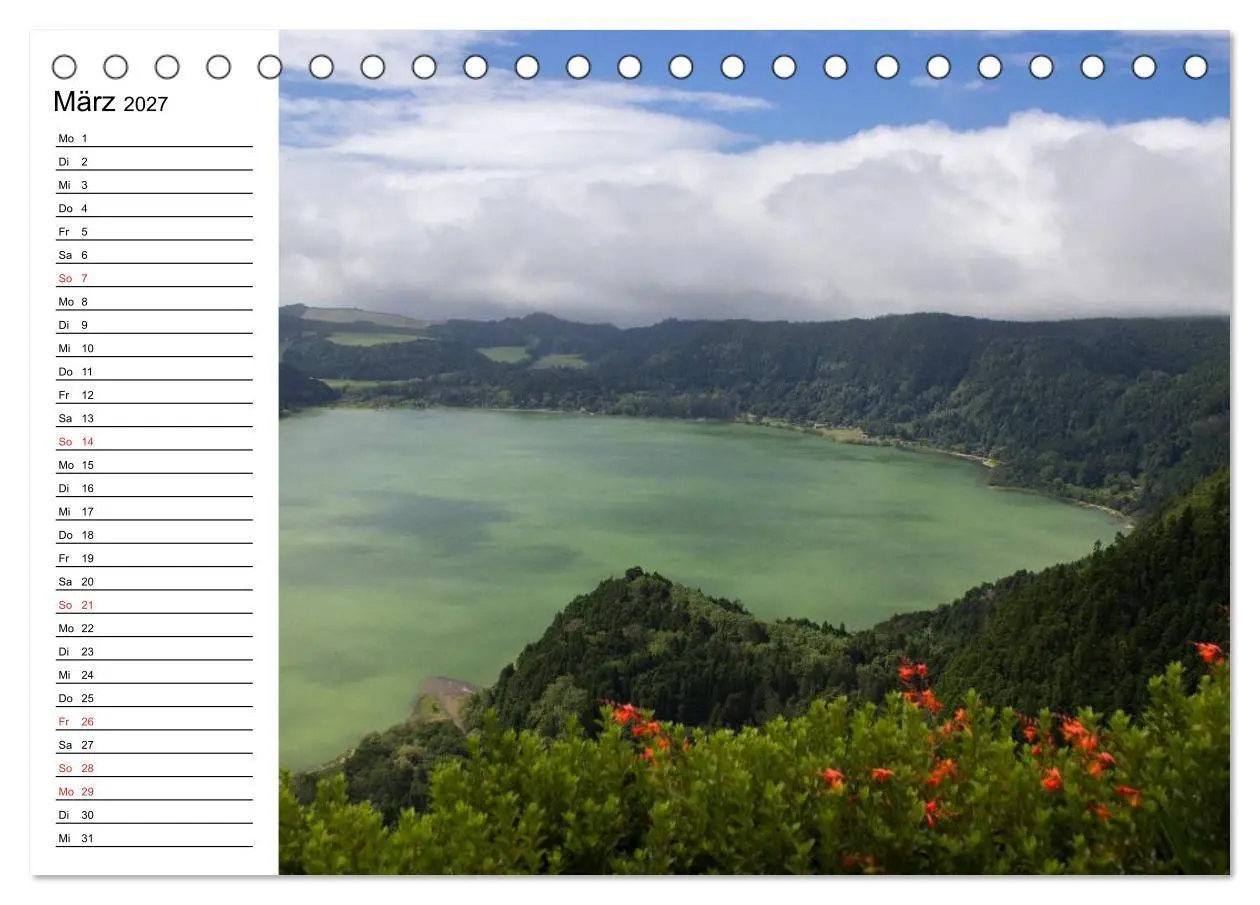 Bild: 9783569936324 | Azoren - São Miguel (Tischkalender 2027 DIN A5 quer), CALVENDO...