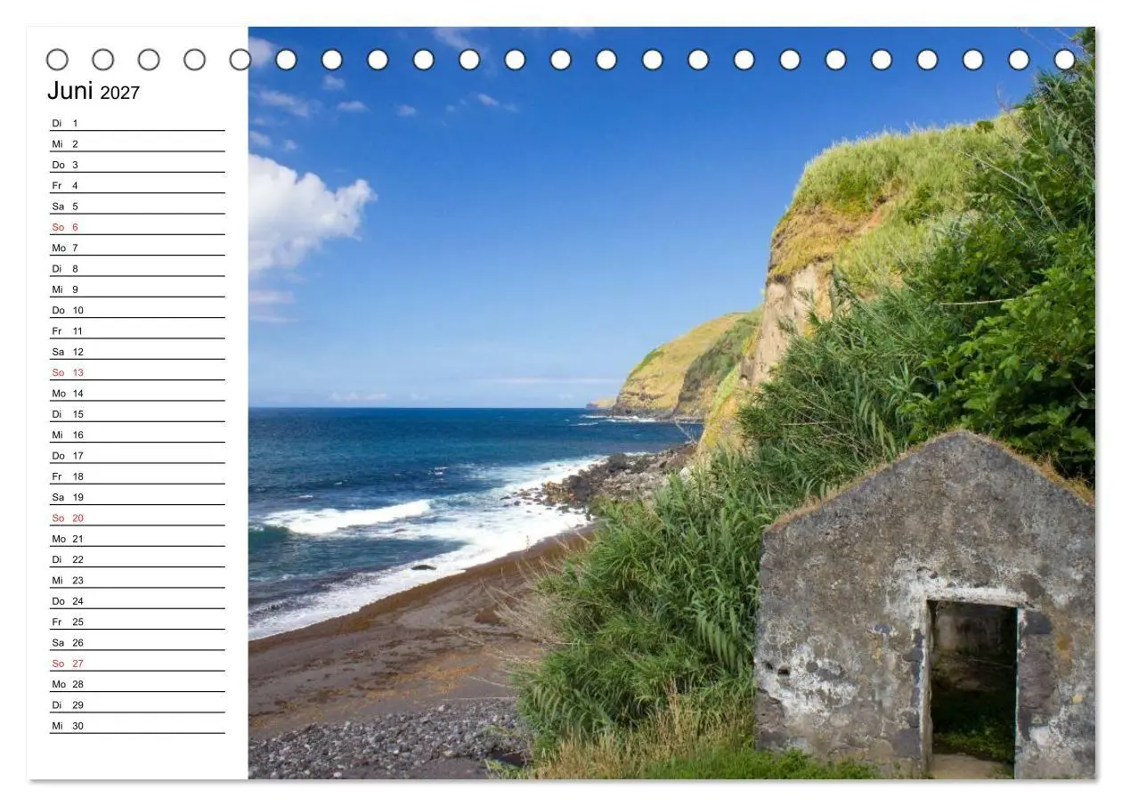 Bild: 9783569936324 | Azoren - São Miguel (Tischkalender 2027 DIN A5 quer), CALVENDO...