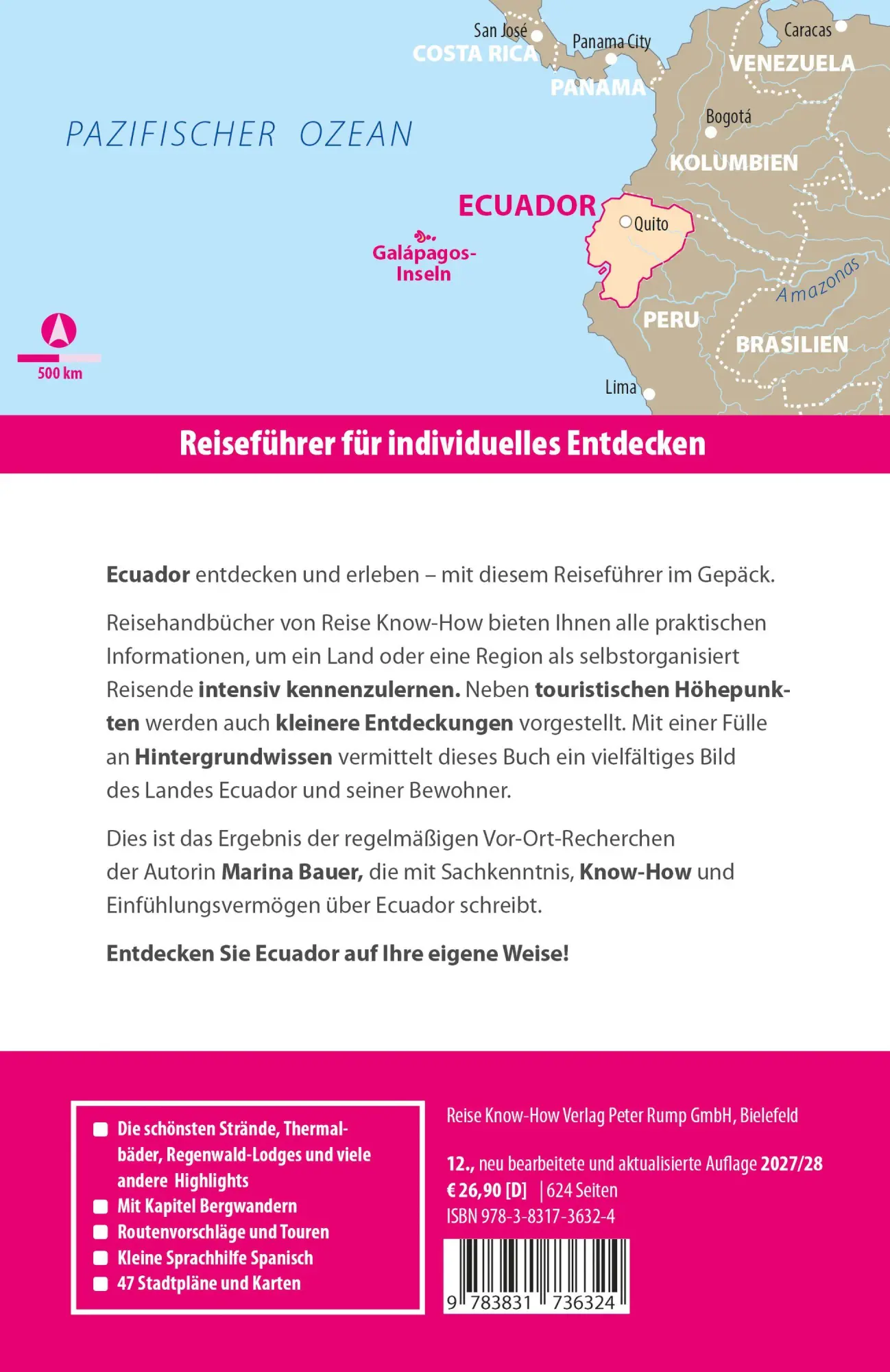 Bild: 9783831736324 | Reise Know-How Reiseführer Ecuador mit Galápagos | Mit Inselfaltplan