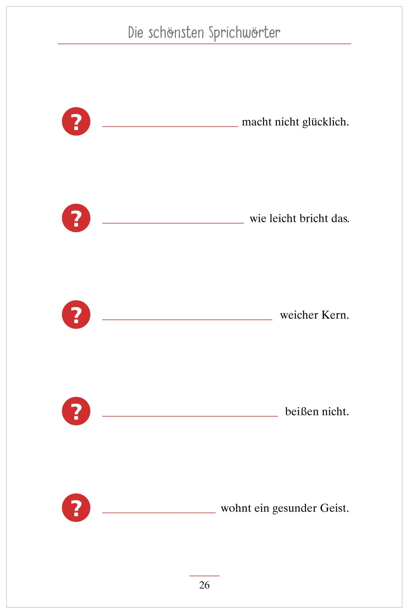 Bild: 9783948106324 | Beliebte Sprichwörter. Das Gedächtnistraining-Quiz für Senioren....