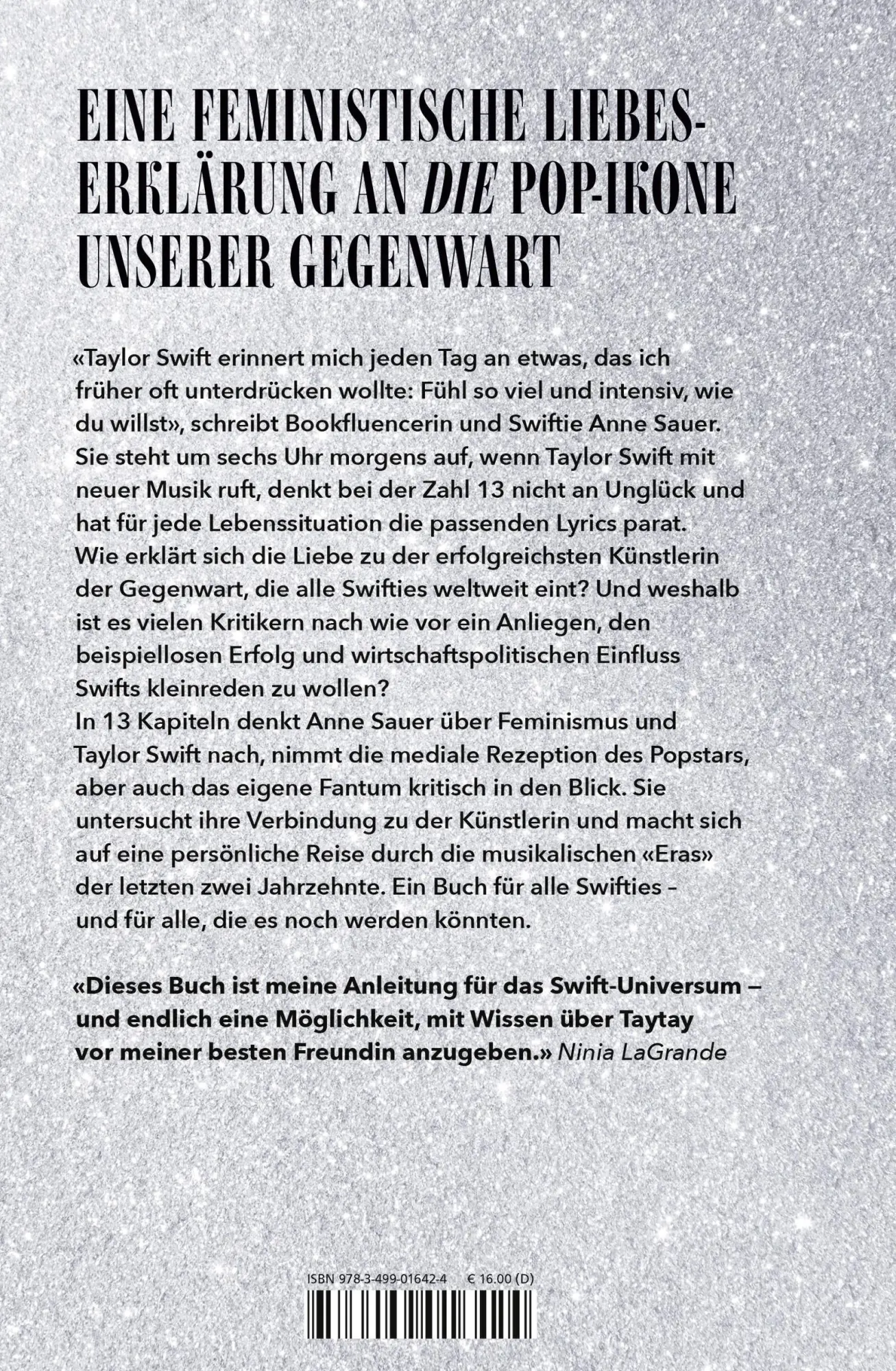 Rückseite: 9783499016424 | Look What She Made Us Do | Über Taylor Swift | Anne Sauer | Buch