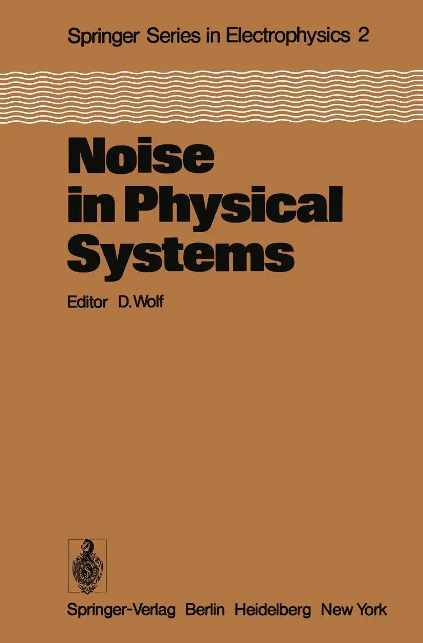 Cover: 9783642876424 | Noise in Physical Systems | D. Wolf | Taschenbuch | x | Englisch