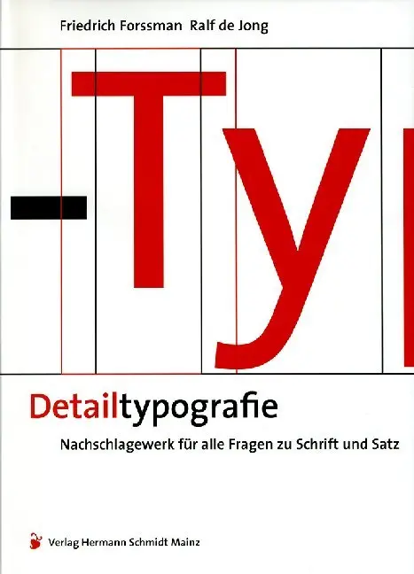 Cover: 9783874396424 | Detailtypografie | Nachschlagewerk für alle Fragen zu Schrift und Satz