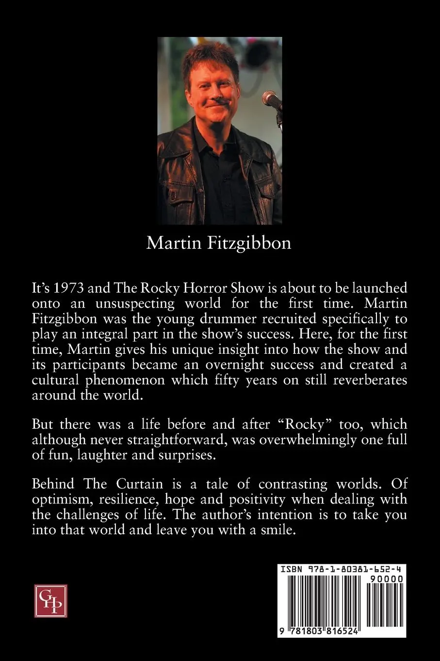 Rückseite: 9781803816524 | Behind The Curtain | My Life And Rocky Horror | Martin Fitzgibbon