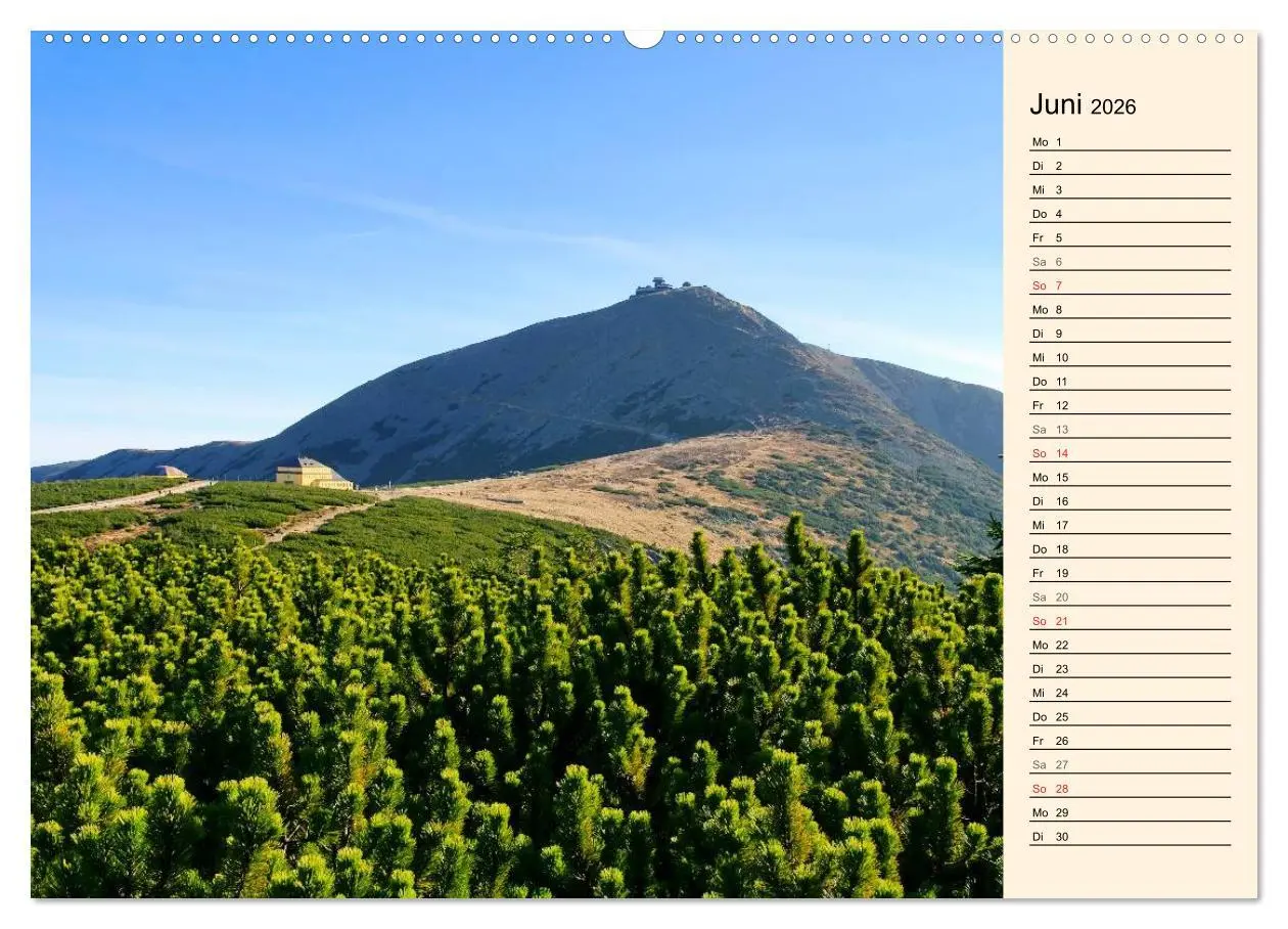 Bild: 9783457976524 | Riesengebirge (Wandkalender 2026 DIN A2 quer), CALVENDO Monatskalender