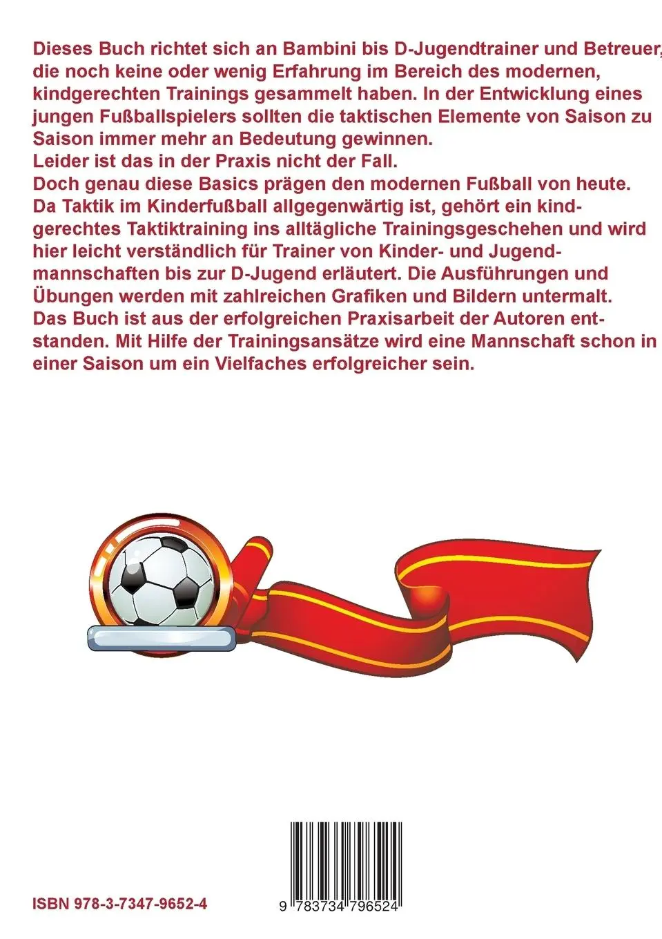 Rückseite: 9783734796524 | Taktiktraining im Kinderfußball | aus der Praxis für die Praxis | Buch