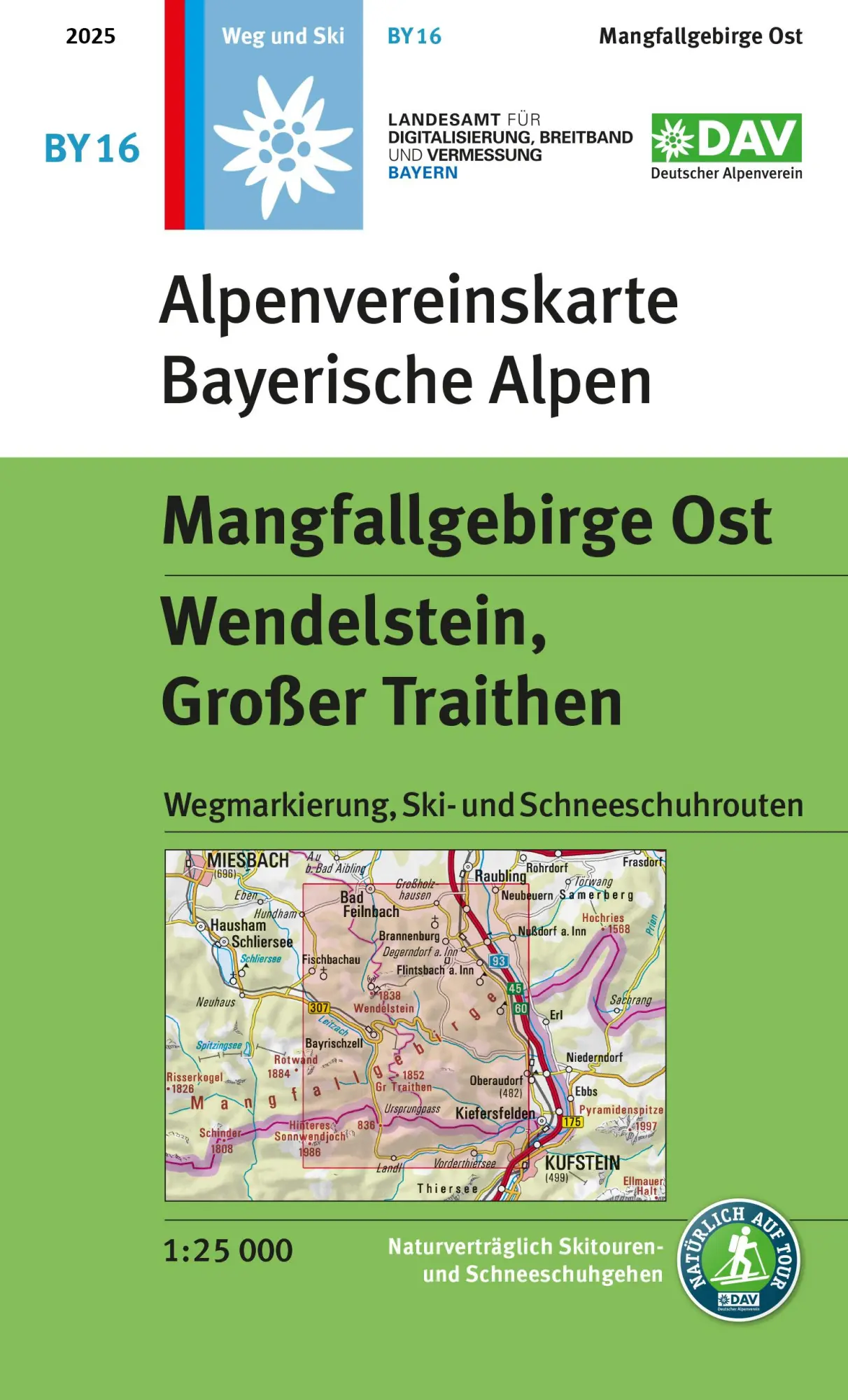 Cover: 9783948256524 | Mangfallgebirge Ost, Wendelstein, Großer Traithen | Alpenverein | 2025