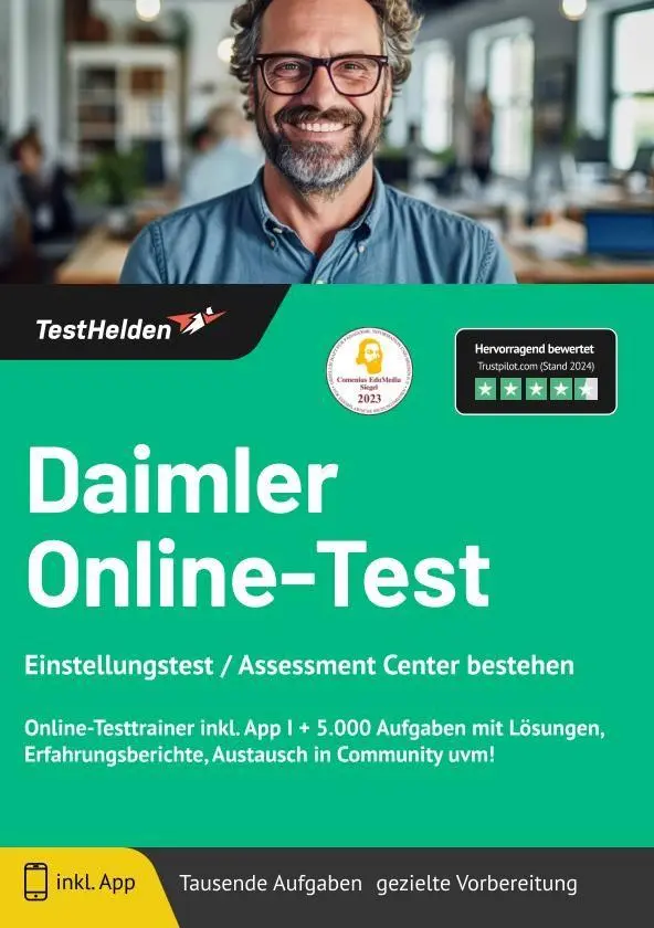Cover: 9783985406524 | Daimler Online-Test Einstellungstest / Assessment Center bestehen -...
