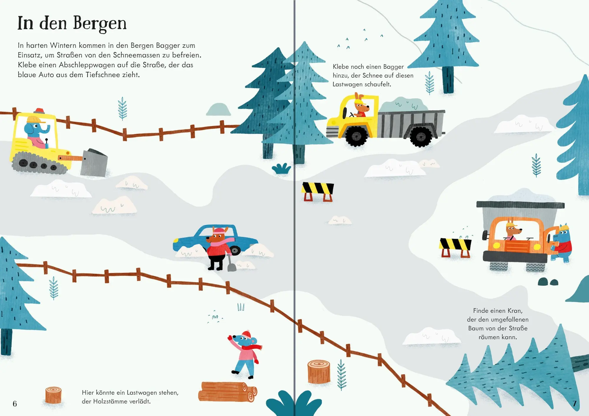 Bild: 9781035706624 | Meine Baustellen-Stickerwelt: Bagger, Kräne, Traktoren, Laster | Buch