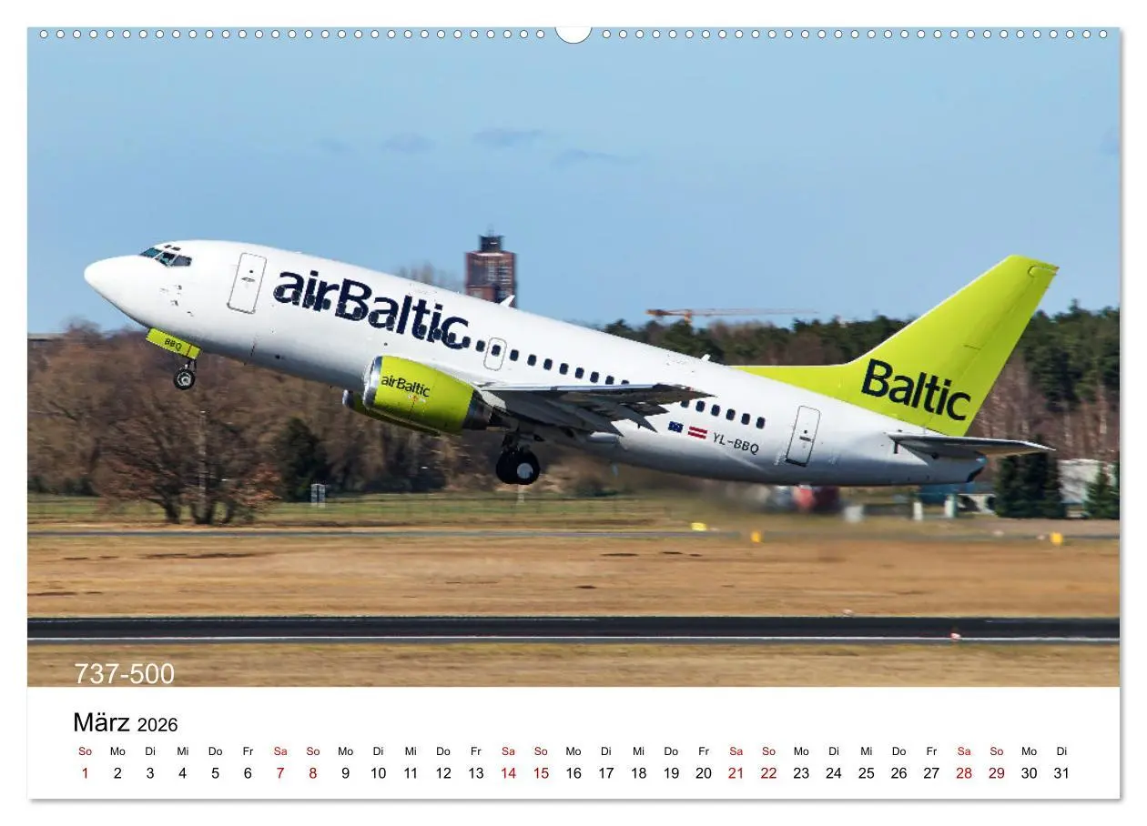 Bild: 9783457586624 | Flugzeuge von Boeing (Wandkalender 2026 DIN A2 quer), CALVENDO...