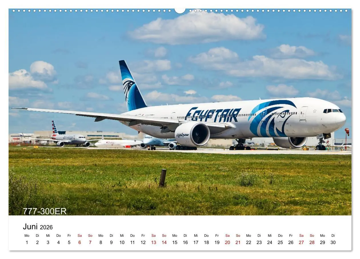 Bild: 9783457586624 | Flugzeuge von Boeing (Wandkalender 2026 DIN A2 quer), CALVENDO...