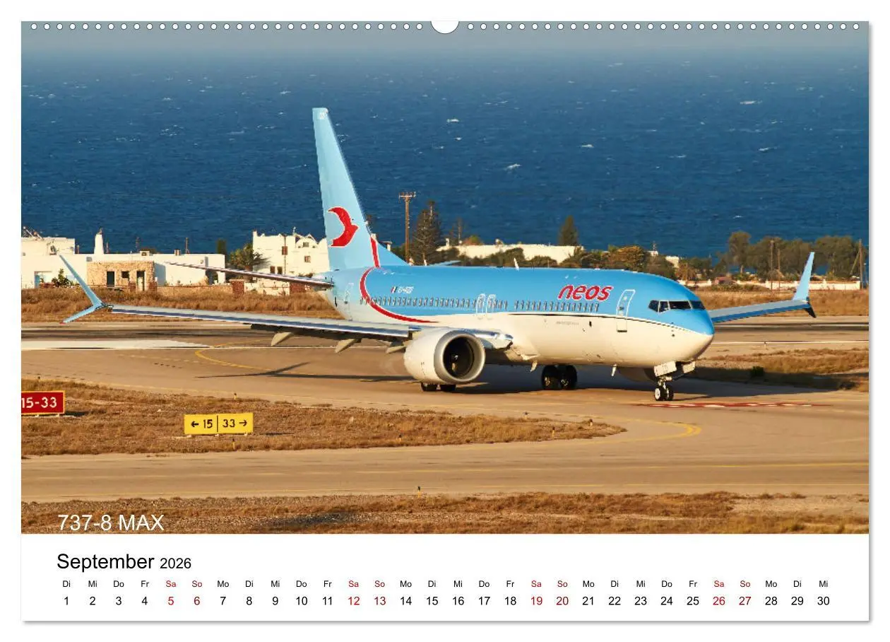 Bild: 9783457586624 | Flugzeuge von Boeing (Wandkalender 2026 DIN A2 quer), CALVENDO...