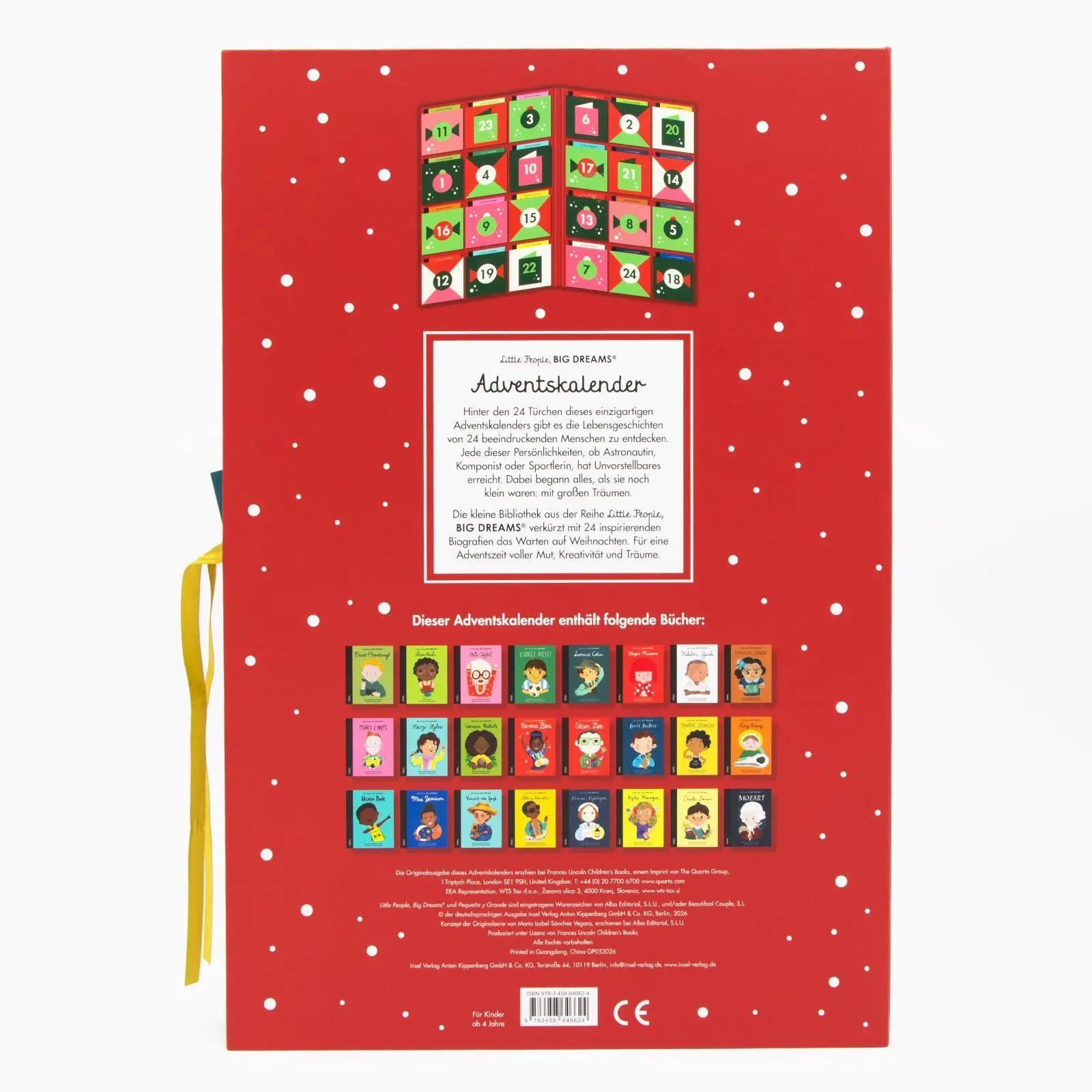 Bild: 9783458646624 | Little People, BIG DREAMS - Adventskalender | Insel Verlag | Buch