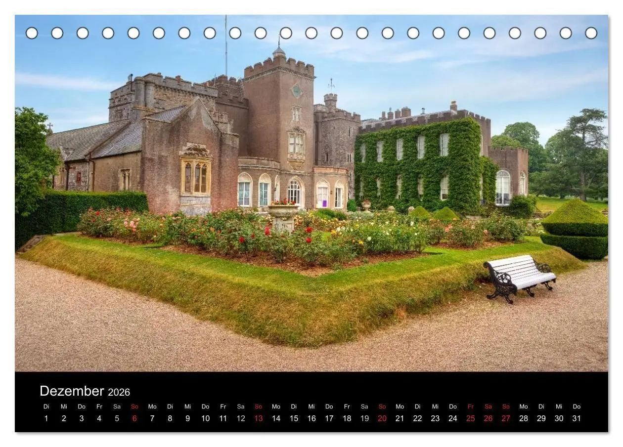 Bild: 9783516126624 | Englische Herrenhäuser (Tischkalender 2026 DIN A5 quer), CALVENDO...