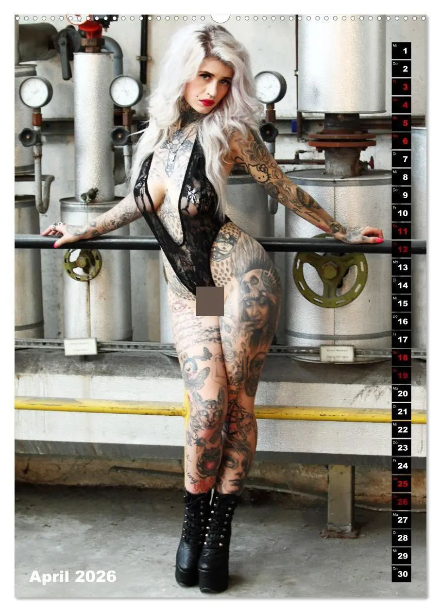 Bild: 9783516366624 | Beauty Tattoo 2026 (Wandkalender 2026 DIN A2 hoch), CALVENDO...