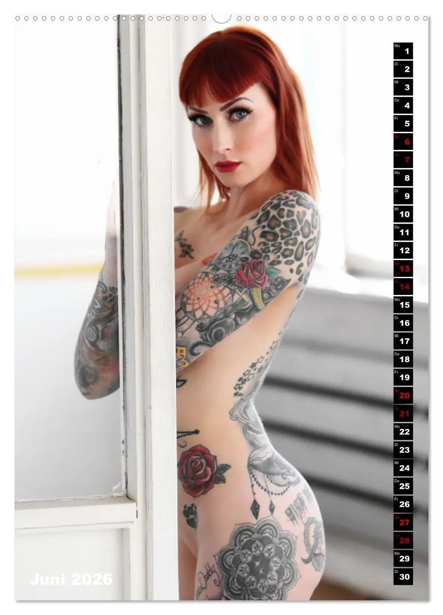 Bild: 9783516366624 | Beauty Tattoo 2026 (Wandkalender 2026 DIN A2 hoch), CALVENDO...