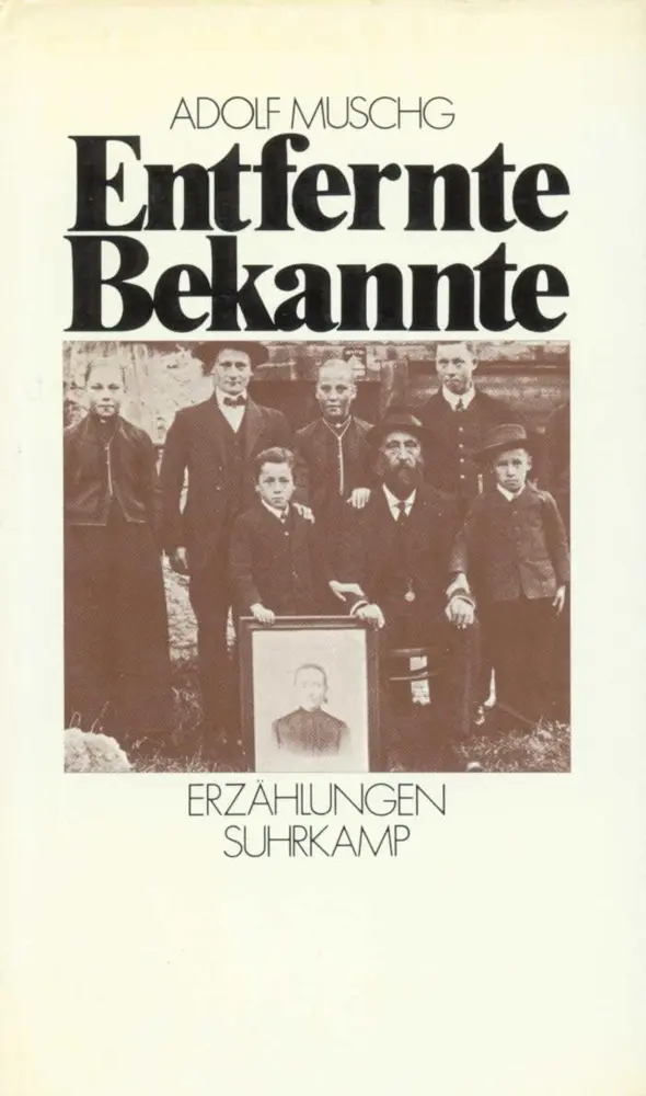 Cover: 9783518036624 | Entfernte Bekannte | Erzählungen | Adolf Muschg | Buch | 170 S. | 1976