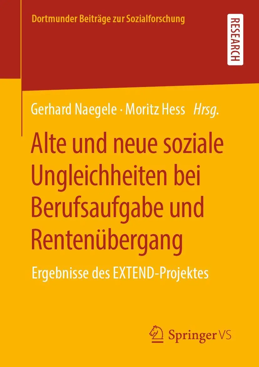 Cover: 9783658316624 | Alte und neue soziale Ungleichheiten bei Berufsaufgabe und...