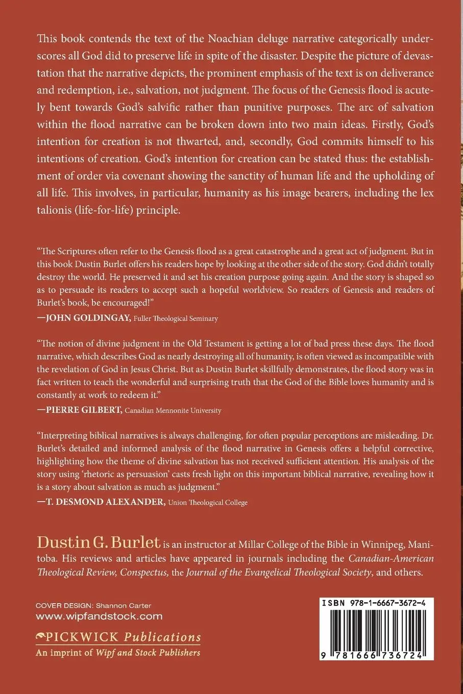 Rückseite: 9781666736724 | Judgment and Salvation | Dustin G. Burlet | Taschenbuch | Englisch